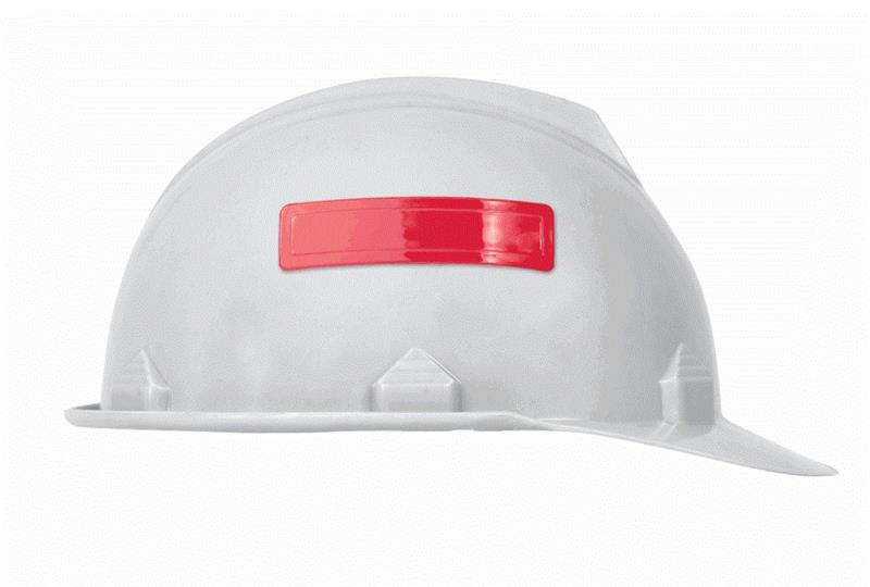 REFLECTIVE HELMET STICKERS RED ORG 16/PK - Hard Hat Stickers